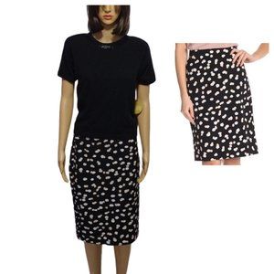 Anthropologie Philosophy Republic Abstract Polka Dot Pencil Skirt Size 6